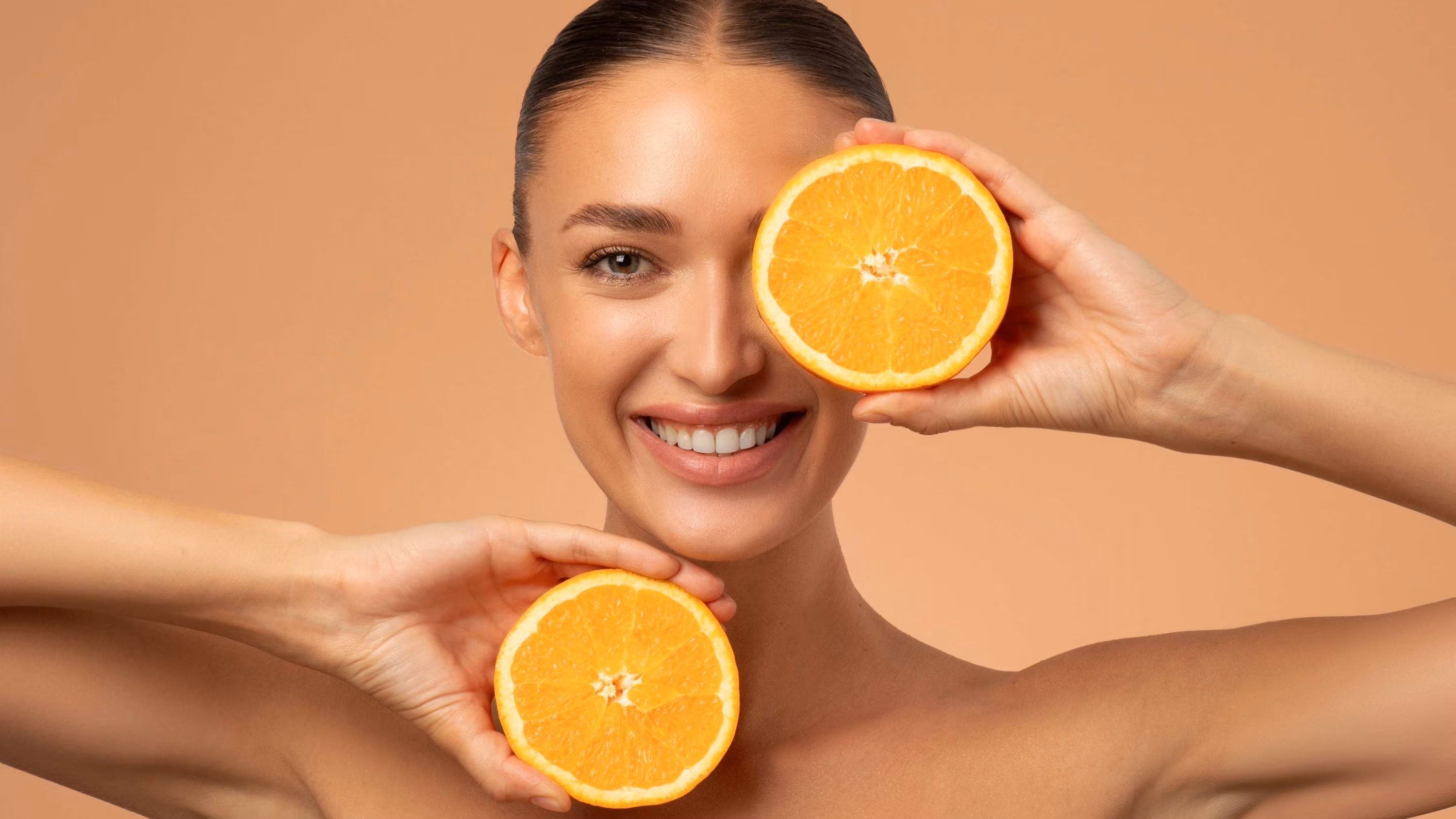 Fresh juicy orange slices representing Vitamin C